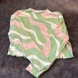 Worn once. ASOS crop thin sweater.